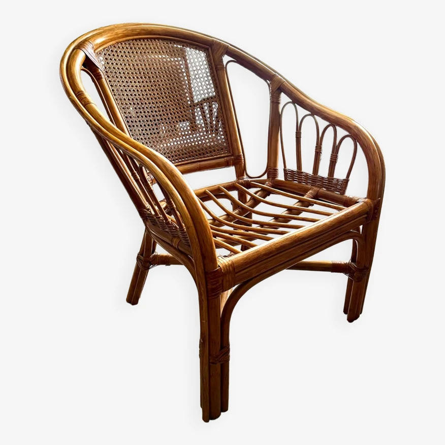 Light Rattan Armchair 12 Light Rattan Armchair - Image 10