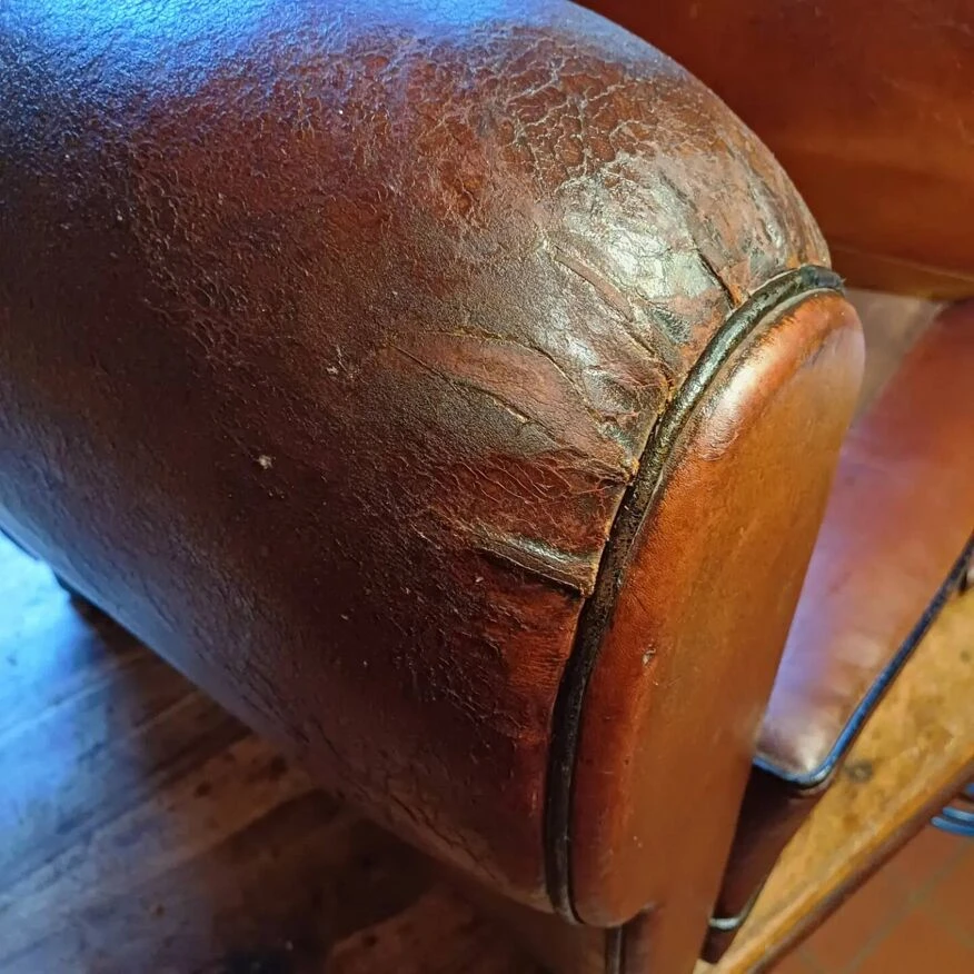 Real Vintage Club Armchair In Heart 9 Real Vintage Club Armchair In Heart - Image 7