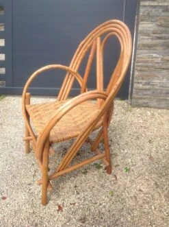 Rattan And Wicker Armchair