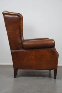 Especially Comfortable Wingback Chair Made Of Sheepskin Leather, Stunning Colors -Chairly Shop 6c0c0bb6 b08e 4634 bd37 d0ae8b01d48d