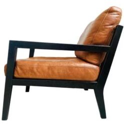 Vintage Danish Design Armchair Nubuck Leather Brown Wood -Chairly Shop 6e008e80 6e9f 4660 9fe3 63ad713c4c63