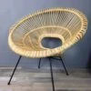 Rattan And Metal Armchair -Chairly Shop 6f20eeff b480 4b35 960e 738308dafa98