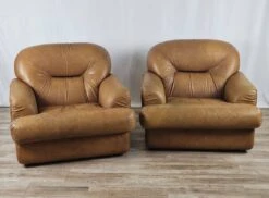 Cognac Leather Armchairs By Estasis Salotti - Meda -Chairly Shop 6f32b56a 5e18 4c2c 9612 a8506f37161c