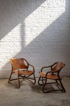 2x Horsnæs "Manilla" Lounge Chairs In Stained Bamboo And Saddle Leather, 1960s Denmark 27 2x Horsnæs "Manilla" Lounge Chairs In Stained Bamboo And Saddle Leather, 1960s Denmark -Chairly Shop 6fb78fee 7c2b 4dd2 a957 f20c3ba9c3f8