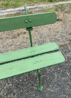 Park Or Garden Bench In Cast Iron And Painted Wood, Napoleon Iii Period -Chairly Shop 6ff92b31 2dc0 4139 9d0d e8886047f02c