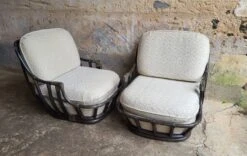 Rattan Fireside Chairs 1970s (*2) 18 Rattan Fireside Chairs 1970s (*2) -Chairly Shop 704de940 e8ca 49ce 9838 3e37e84faab7
