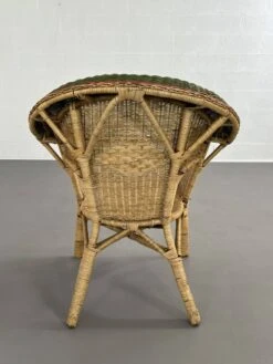 Cabriolet Style Armchair In Rattan, Wicker And Green And Red Edging 16 Cabriolet Style Armchair In Rattan, Wicker And Green And Red Edging -Chairly Shop 72035ceb c6db 4a87 8b24 ab5918b2f235