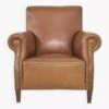 50s Club Armchair In Imitation Leather And Wood -Chairly Shop 74b79b9b 46c2 4b4c 9aca e149077f4ea5