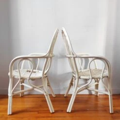 Pair Of Vintage Rattan Armchairs 1970 19 Pair Of Vintage Rattan Armchairs 1970 -Chairly Shop 7504dff4 6fae 44a9 8101 cea925685e1c