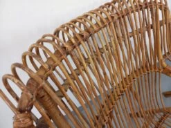 Pair Of Italian Armchairs By Vittorio Bonacina In Vintage Rattan From The 60s -Chairly Shop 754ab9fd c157 4032 adb4 447cdc7e65db