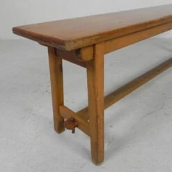 150 Cm Long Wooden Bench, 1950s 28 150 Cm Long Wooden Bench, 1950s -Chairly Shop 76c191aa 3ed3 43af 8c27 ae41126574a0