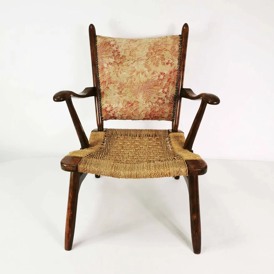 Art Deco Armchair, Designed By De Ster Gelderland, The Netherlands, 1950s. 10 Art Deco Armchair, Designed By De Ster Gelderland, The Netherlands, 1950s. - Image 8