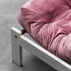 Poltrona Vintage In Velluto Rosa Legno Bianco Anni ’70 Modernariato -Chairly Shop 79e77909 78a0 4c63 b5c6 eea8ac5d8141