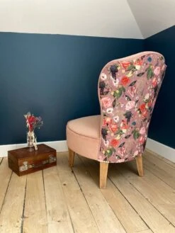 Velvet Fireside Chair -Chairly Shop 7db0be0e 46c9 4b1a 827e fb4b931fc064