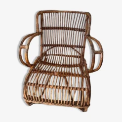 Wicker Armchair From The 70s -Chairly Shop 80efd7e3 f626 e15a a7ef 711800c083b2