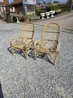 Pair Of Vintage Rattan Armchairs -Chairly Shop 8157ae11 4180 4cb5 b79c 642d1ceee7df