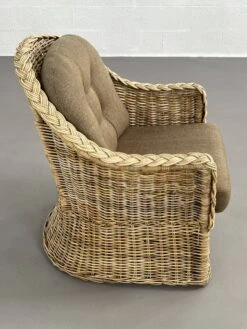 Rattan And Wicker Convertible Armchair -Chairly Shop 82bcfead 92e0 440b 97ea 4d79ae15c2e3