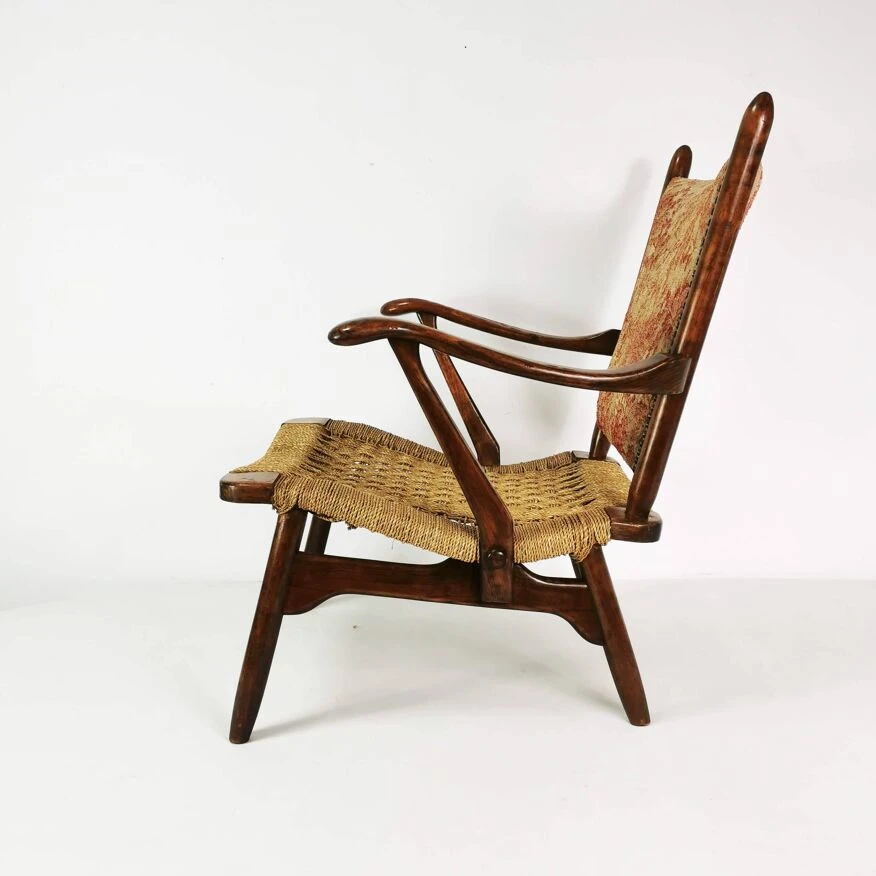 Art Deco Armchair, Designed By De Ster Gelderland, The Netherlands, 1950s. 16 Art Deco Armchair, Designed By De Ster Gelderland, The Netherlands, 1950s. - Image 14