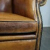 Large And Very Comfortable Wingback Armchair Made Of Sheep Leather -Chairly Shop 84a72741 d36d 4ed2 b8b5 22b6967175fa