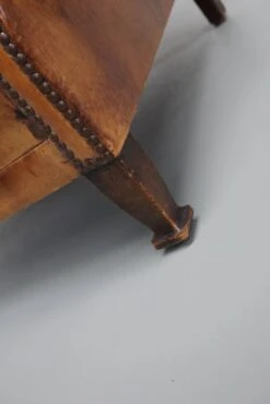 Vintage Dutch Cognac Colored Leather Club Chair -Chairly Shop 84a80380 9b88 4e6f 909a cb9d932bd215