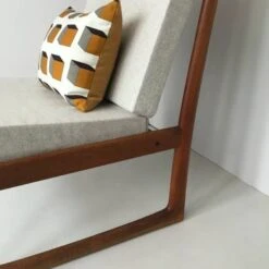 Gray Fireside Chair Peter Hvidt And Orla Mølgaard-Nielsen -Chairly Shop 856e5c72 1c36 48ba 81d0 7adfaa90ab07