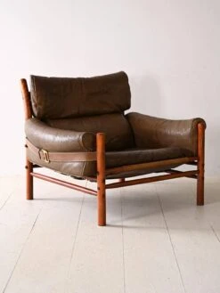 Arne Norell Leather Armchair