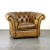 English Chesterfield Armchair Made Of Thick Cowhide Leather In A Beautiful Color -Chairly Shop 87670805 34ab 49c0 b0c7 61cb70396a8f