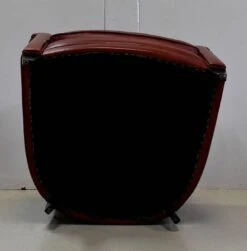 Pair Of Small Club Armchairs In Sheepskin Leather - Reproduction -Chairly Shop 876f604c 4384 42fe 9046 c883612bd3d8