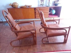 Set Of Two Bamboo Armchairs From The 50s, 60s -Chairly Shop 88838bfd 0bf6 4e69 a9a9 17ceb51a1272