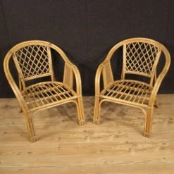 Pair Of Italian Wicker Armchairs From The 60s -Chairly Shop 893c5a34 8af3 4861 bdde 975bf20d6f38