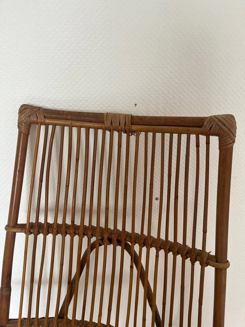 Vintage Rattan Armchair 8 Vintage Rattan Armchair - Image 6