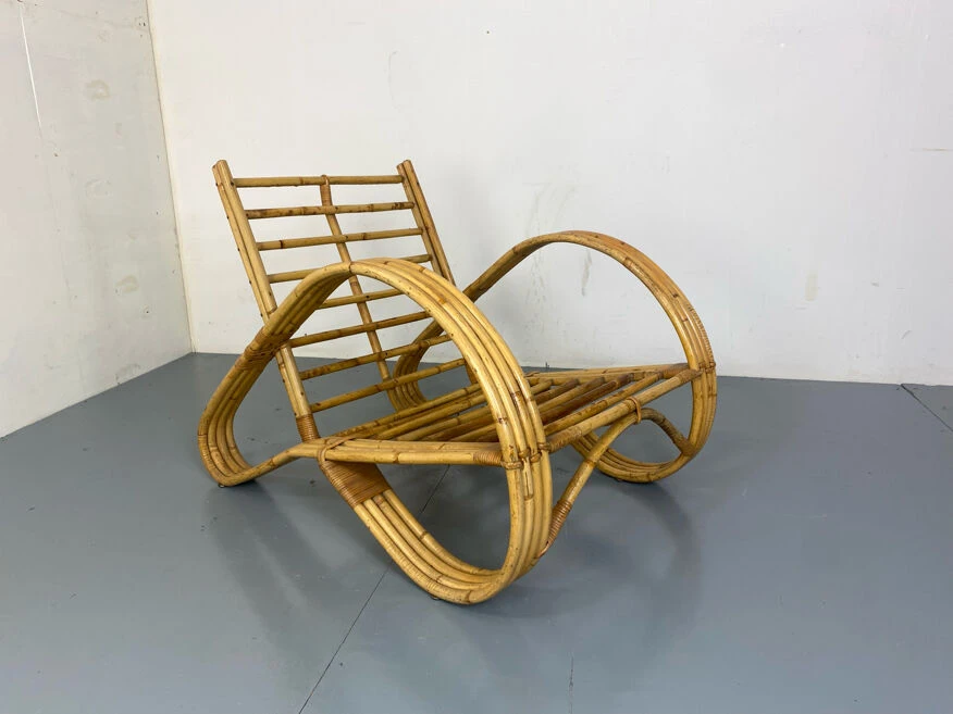 Fauteuil En Rotin De Rohé Noordwolde, Années 1950 11 Fauteuil En Rotin De Rohé Noordwolde, Années 1950 - Image 9