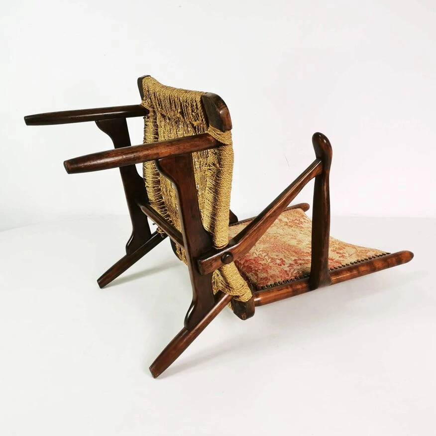 Art Deco Armchair, Designed By De Ster Gelderland, The Netherlands, 1950s. 4 Art Deco Armchair, Designed By De Ster Gelderland, The Netherlands, 1950s. - Image 2