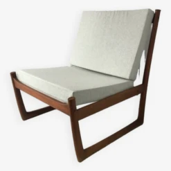 Gray Fireside Chair Peter Hvidt And Orla Mølgaard-Nielsen -Chairly Shop 8acb6fbd 8a15 4d05 94dc 309d9954c3eb