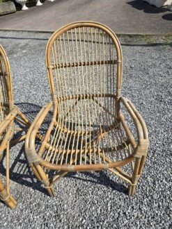 Pair Of Vintage Rattan Armchairs -Chairly Shop 8b410784 a46f 4557 bf2c 8e290b19d9a1
