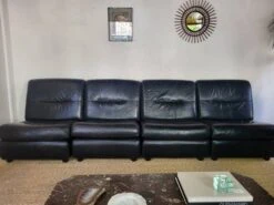 Black Armchairs From The 80s