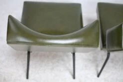 Pair Of Tubular Armchairs, Imitation Leather. Circa 1950 -Chairly Shop 8c0e4e06 1294 45f7 9850 18f6fed55d3b