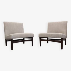 Pair Of André Simard Low Chairs From The 50s/60s -Chairly Shop 8c1451f8 a717 4236 a1bb db3f2fb7bfbf