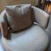 Roche Bobois Curl Armchair Gray