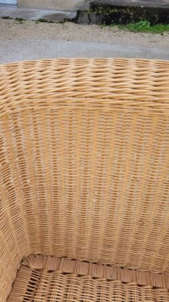 Vintage Wicker Rattan Armchair 1950s Colonial Style -Chairly Shop 8fa933ff bcd4 44f3 8136 634c3ef050e0