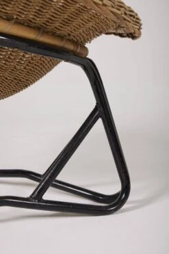 Arnold Bueno Rattan And Metal Armchair By Mesquita -Chairly Shop 9084c165 7a1e 4da6 b718 d5f282a39d01