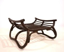 Manou Rattan Lounge Chair In Pagoda Style With Ottoman -Chairly Shop 90bff45b 7fcf 4725 a235 c70804301798