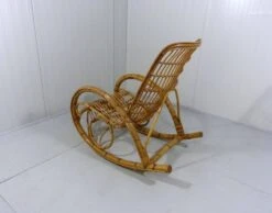 Rattan Rocking Chair 1960’s -Chairly Shop 91838a19 7076 41b2 84f5 64d6244281fe