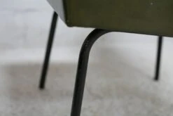 Pair Of Tubular Armchairs, Imitation Leather. Circa 1950 -Chairly Shop 930b71e9 1eab 4e98 bb68 58a24b5ee5c3