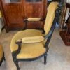 Pair Of Louis Xvi Style Bergeres Armchairs Late 19th Century Ocher Velvet Fabric -Chairly Shop 933dc656 98cf 4900 b448 9c6a45813d70