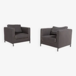 Pair Of B&B Italia ‘Ray’ Armchairs Designed By Antonio Citterio -Chairly Shop 94d3c27a 2144 4b5d bec6 3bd6ababc4a3