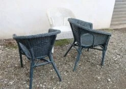 3 Vintage Rattan Armchairs, Adult Size, 60s -Chairly Shop 97069716 93b5 4cf7 8faa 1e77dff377e8