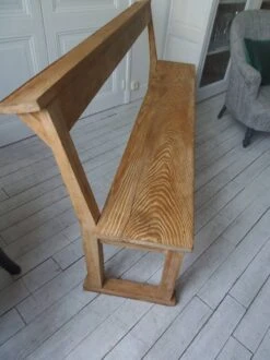 Church Bench, End Of Bed In Pitch Pine With Light Oak Waxed Finish. 20 Church Bench, End Of Bed In Pitch Pine With Light Oak Waxed Finish. -Chairly Shop 97c73e71 c08d 485b a7b3 2c1f2eaf2562