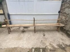 Pair Of Large Solid Wood Farm Benches 3.5m 350cm For Rustic Farm Table 1900 -Chairly Shop 98c97d56 f3d7 4a7b 8391 250a41f4bd49