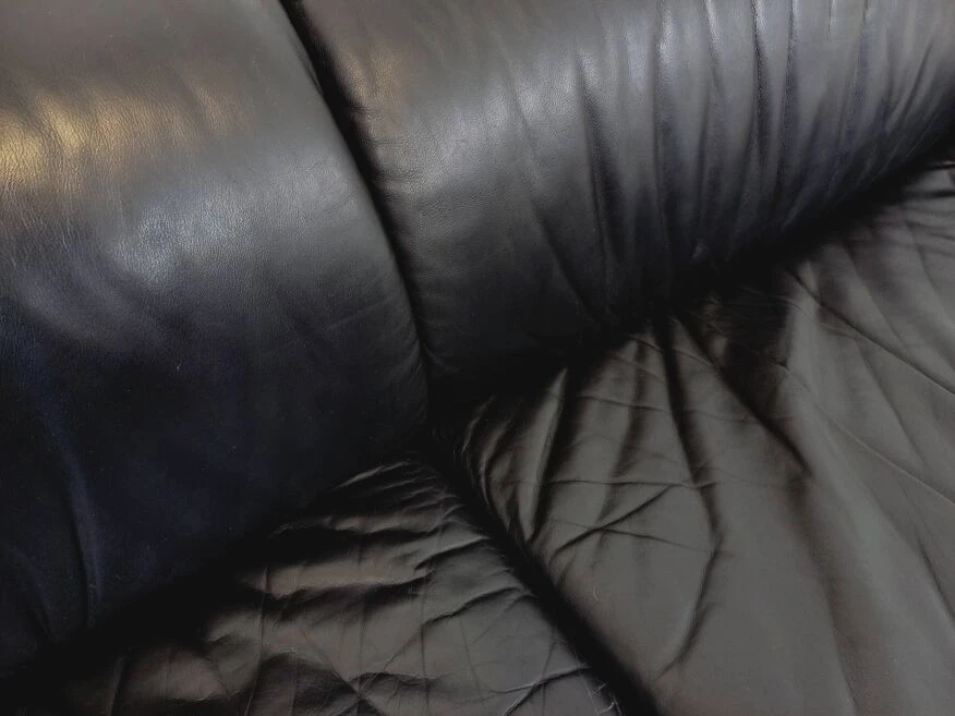 Set Of 3 Vintage Italian Delta Fireside Chairs In Black Leather From The 70s 22 Set Of 3 Vintage Italian Delta Fireside Chairs In Black Leather From The 70s - Image 20